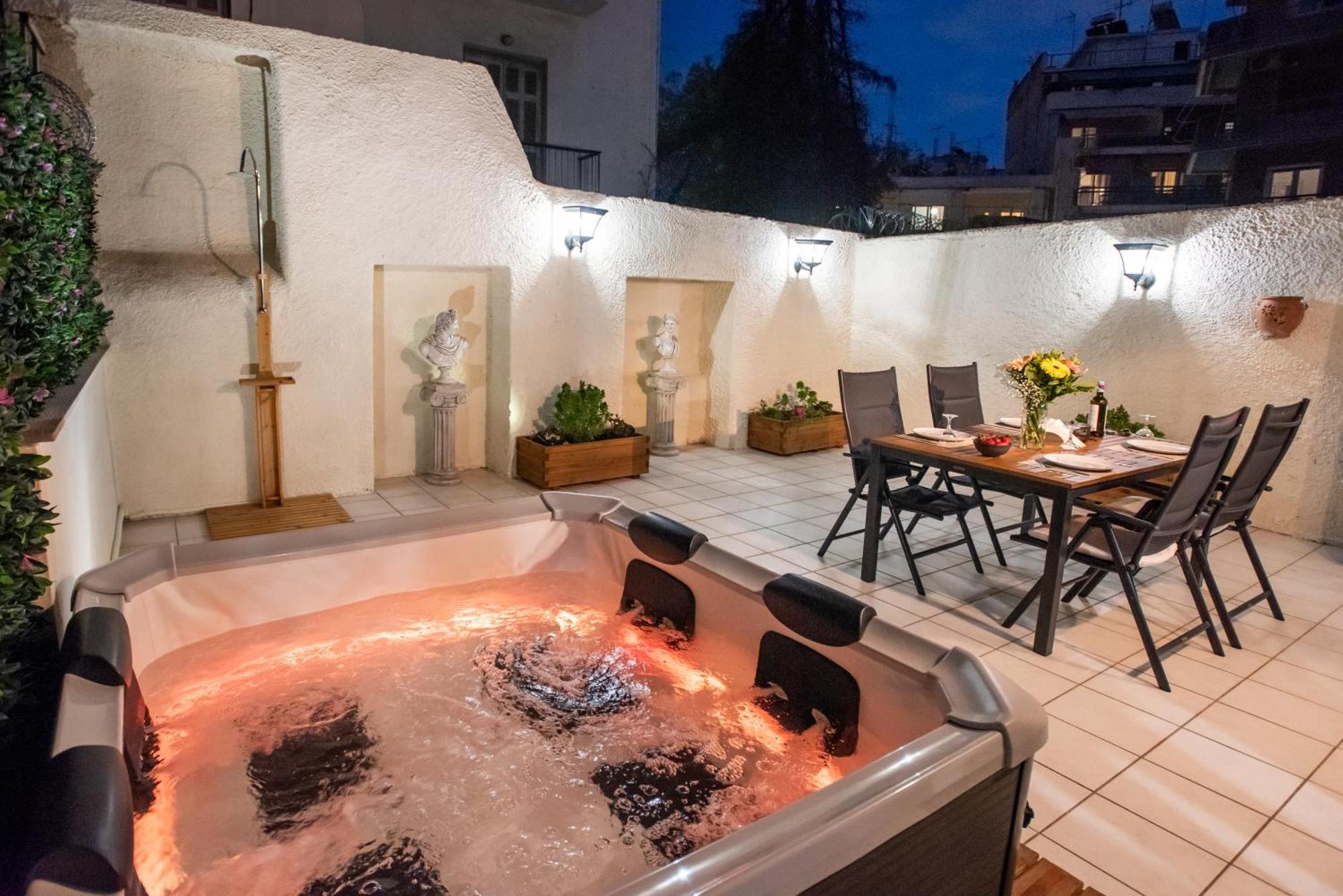 Kg Acropolis Escape Spa Apartment Athen Exterior foto