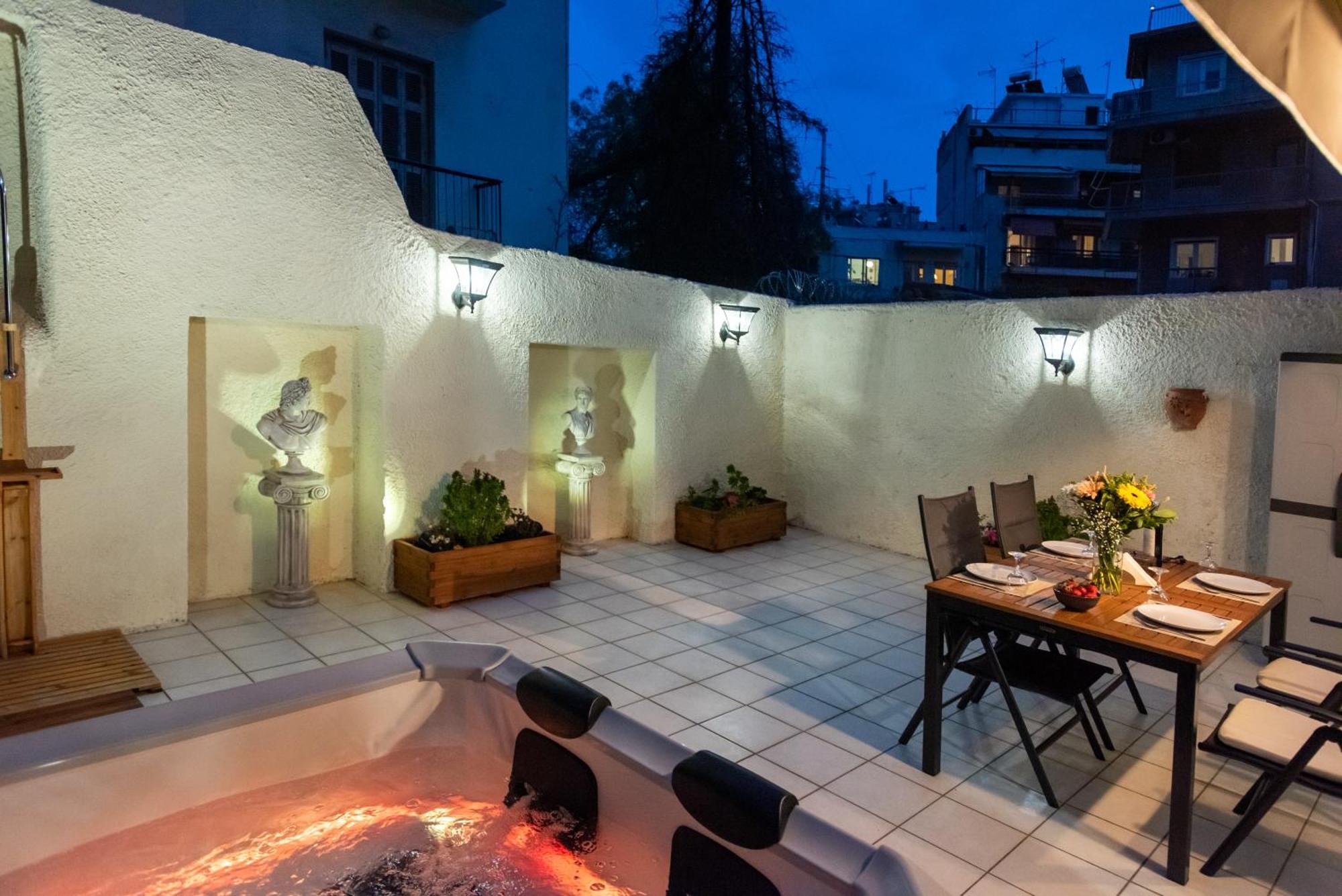 Kg Acropolis Escape Spa Apartment Athen Exterior foto