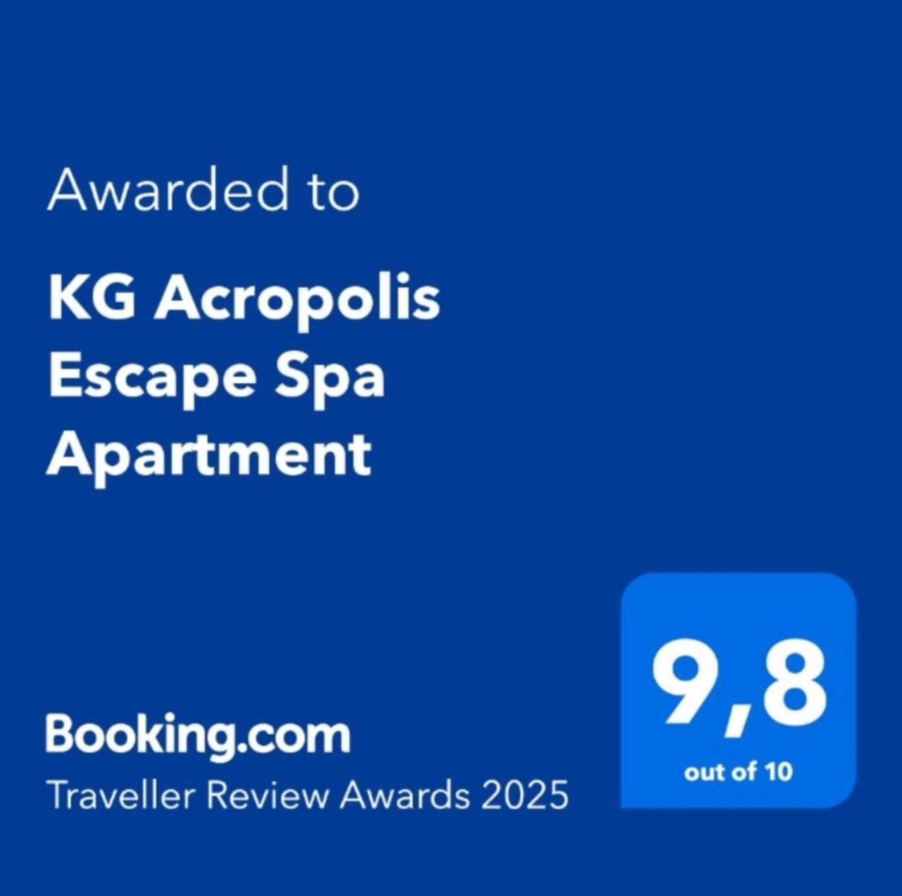 Kg Acropolis Escape Spa Apartment Athen Exterior foto